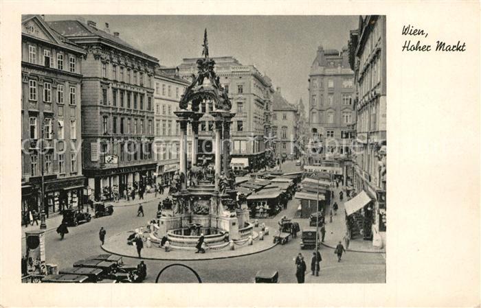 Wien Hoher Markt Vermaehlungsbrunnen