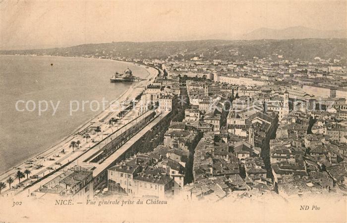 Nice Alpes Maritimes Vue Generale prise du Chateau