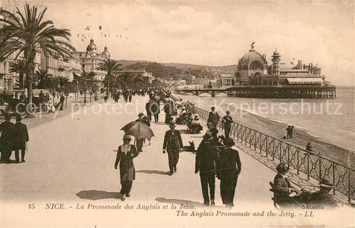 Nice Alpes Maritimes Promenade des Anglais et la Jetée