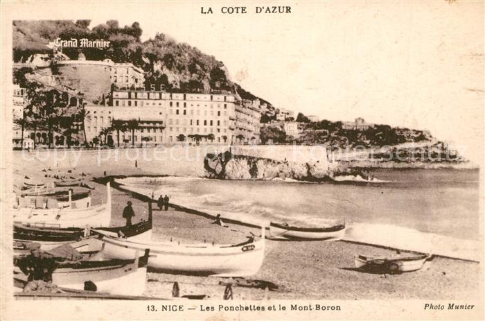 Nice Alpes Maritimes Les Ponchettes et le Mont Boron