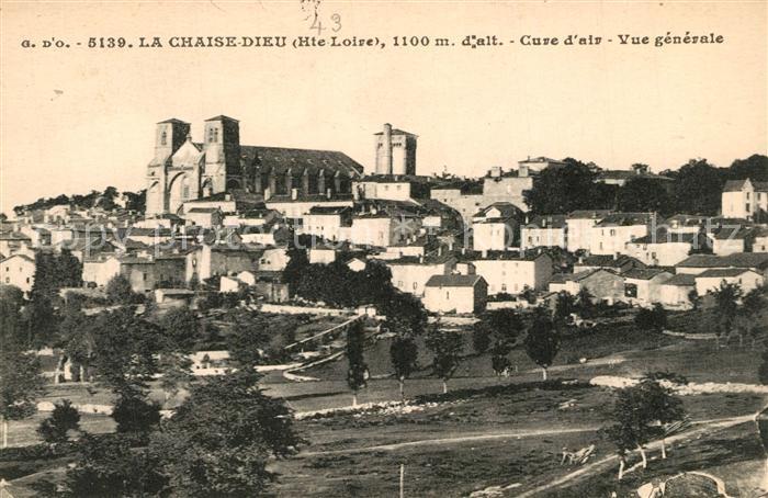 La Chaise-Dieu Vue Generale Cure d_air Monastère