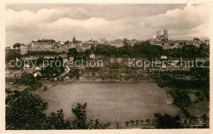 Langres Vue panoramique prise de Brevoines