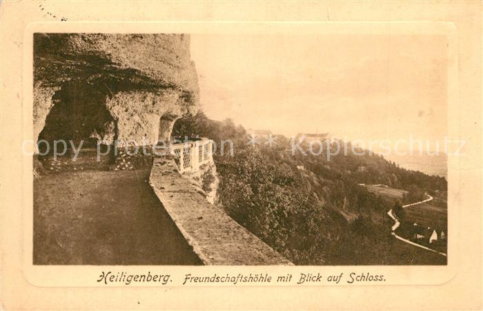 Heiligenberg Baden Freundschaftshoehe mit Blick auf das Schloss
