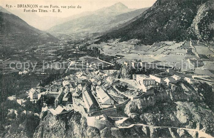 Briancon et ses Forts vue prise du Fort des Tête