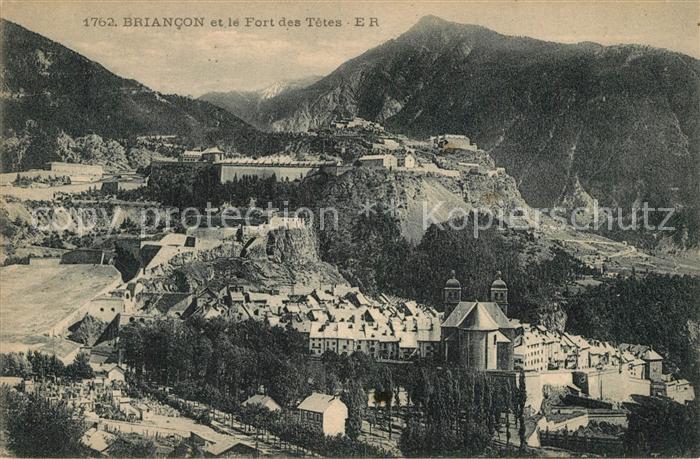 Briancon et le Fort des Têtes Alpes