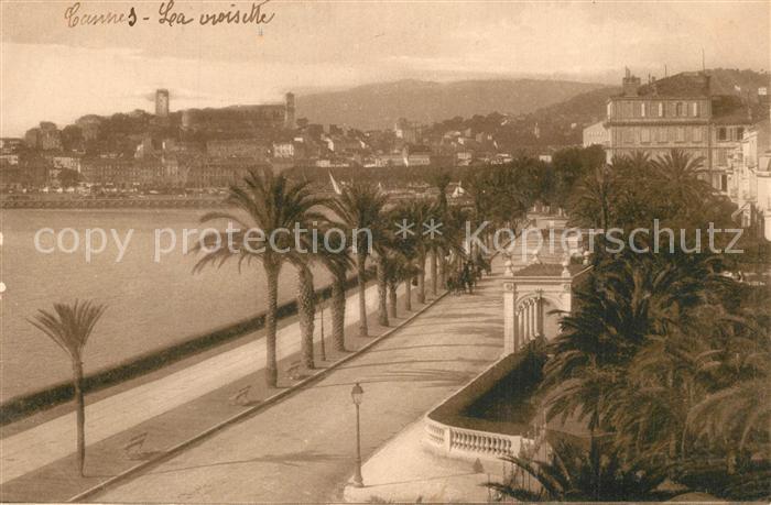Cannes Alpes-Maritimes La Croisette et le Suquet