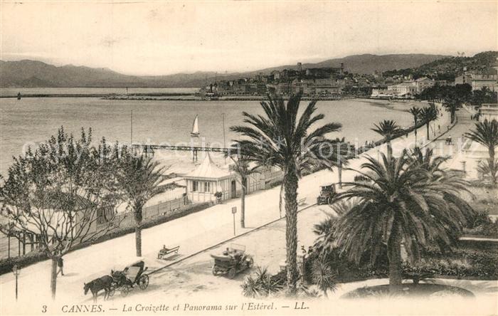 Cannes Alpes-Maritimes La Croizette et Panorama sur l'Estérel