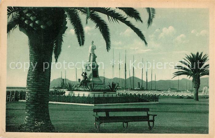 Cannes Alpes-Maritimes Boulevard de la Croisette Statue d Edouard VII Monument