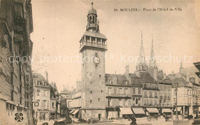 Moulins Allier Place de l Hotel de Ville