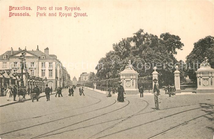Bruxelles Bruessel Parc et Rue Royale