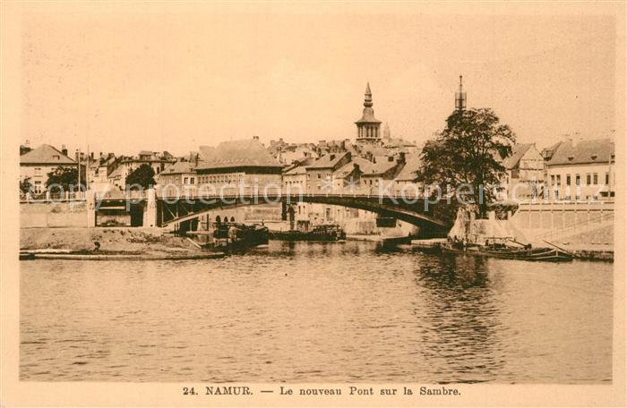 Namur sur Meuse Nouveau Pont sur la Sambre