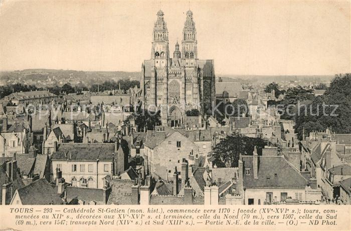 Tours Indre-et-Loire Cathedrale Saint Gatien