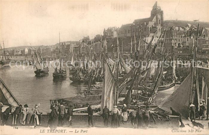 Le Treport Le Port Bateaux de pêche