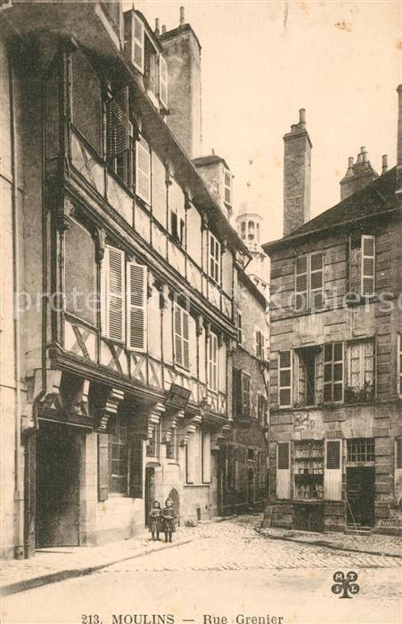Moulins Allier Rue Grenier