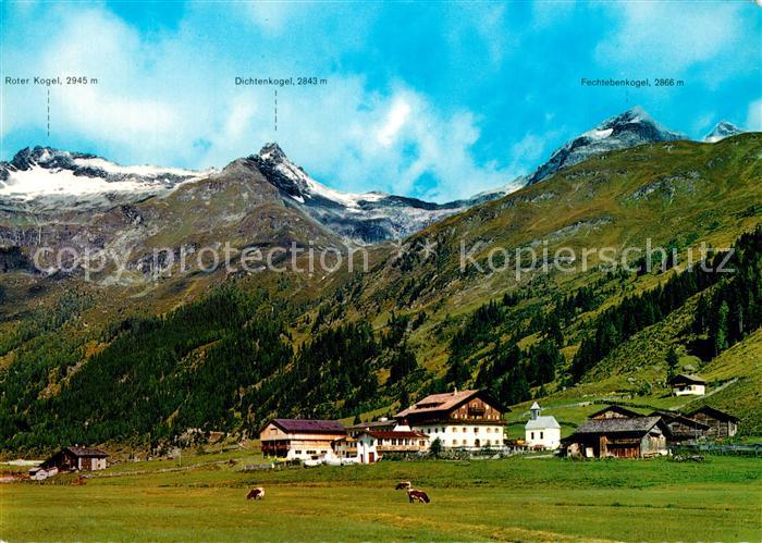 Matrei Osttirol Matreier Tauernhaus gegen Stubaier Alpen