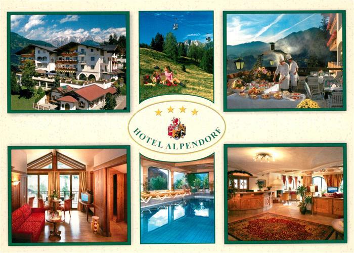 Sankt Johann Pongau Hotel Alpendorf Restaurant Terrasse Foyer Hallenbad Alpenwie