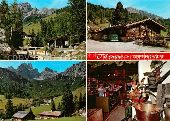 Filzmoos Oberhofalm am Fusse der Bischofsmuetze Landschaftspanorama Dachsteingeb