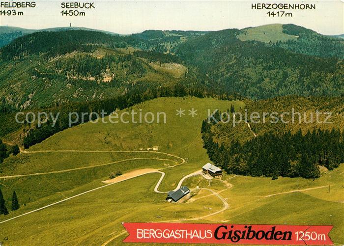 Geschwend Todtnau Berggasthaus Pension Gisiboden Schwarzwald Fliegeraufnahme