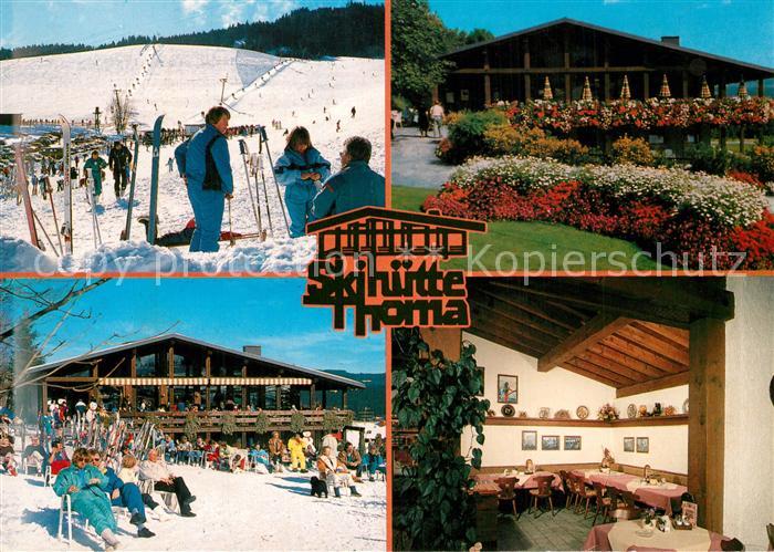 Hinterzarten Skihuette Thoma Wintersportplatz Schwarzwald