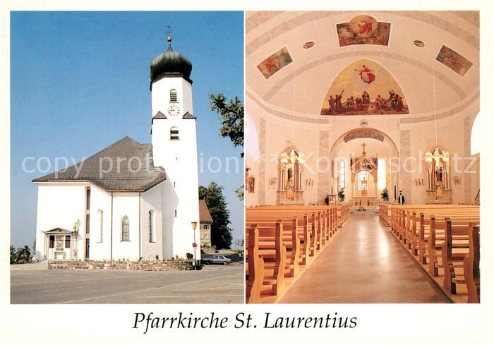 Sulzberg Vorarlberg Pfarrkirche St Laurentius Innenansicht