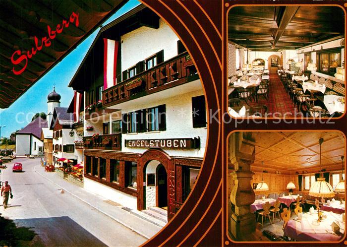 Sulzberg Vorarlberg Gasthof Engel Restaurant Motiv mit Kirche