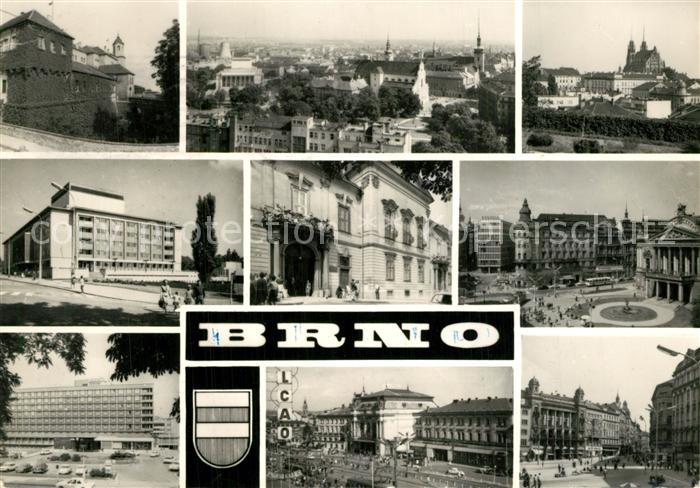 Brno Bruenn Sehenswuerdigkeiten der Stadt Stadtpanorama