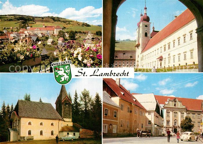 Sankt Lambrecht Steiermark Teilansicht mit Benediktinerstift Kloster Kirche
