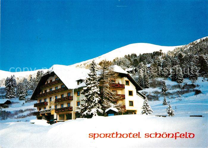 Schoenfeld Lungau Sporthotel Winterlandschaft Alpen