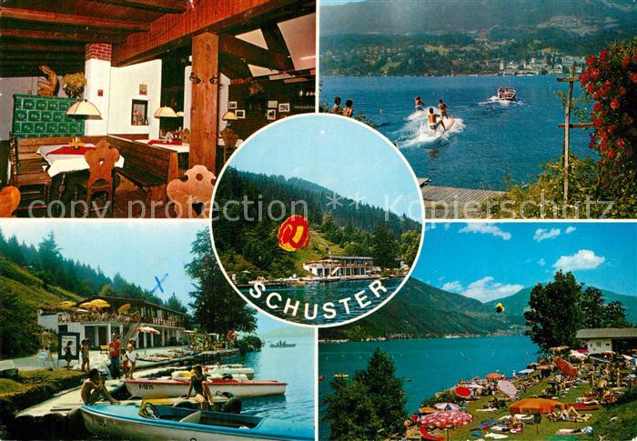 Millstatt Millstaettersee Restaurant Strandbad Wasserschischule Bootsverleih Fal