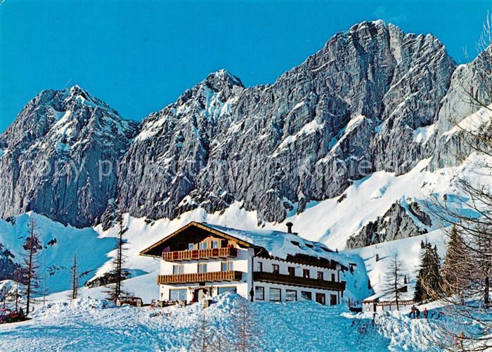 Ramsau Dachstein Steiermark Dachstein Suedwaende Berghotel Tuerlwand im Winter