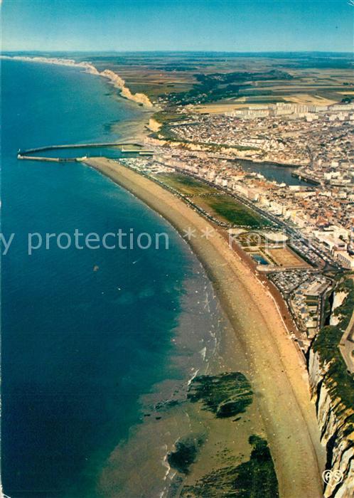 Dieppe 76 Vue aérienne de la plage