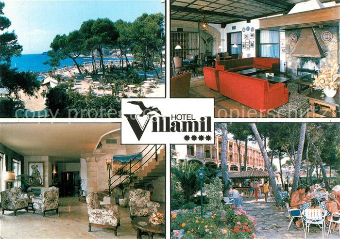 Paguera Mallorca Islas Baleares Hotel Villamil Restaurant Strand