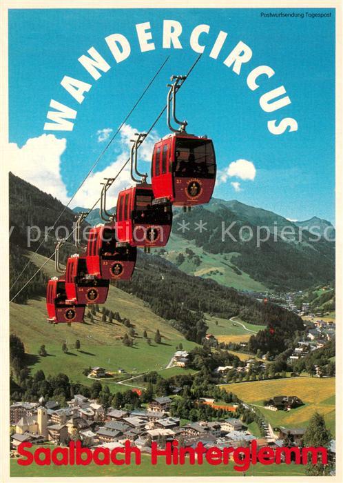 Saalbach-Hinterglemm Wandercircus Bergbahn Landschaftspanorama Alpen
