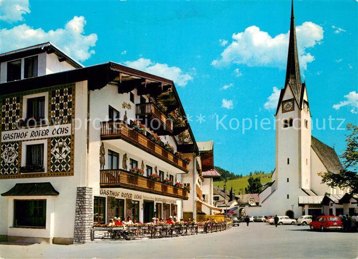 Abtenau Marktplatz Gasthof Kirche
