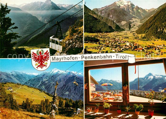 Mayrhofen Zillertal Penkenbahn Zillertaler Alpen Bergrestaurant