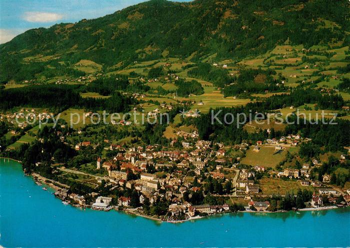 Millstatt Millstaettersee Fliegeraufnahme