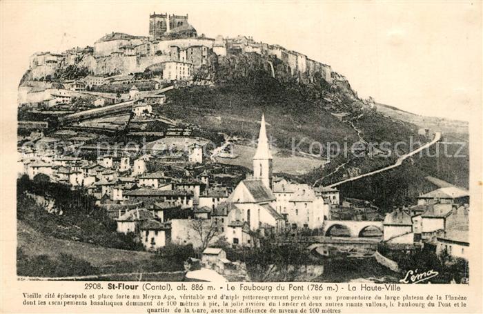 Saint-Flour Cantal Foubourg du Pont