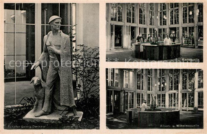 Bad Mergentheim Schaefer Gehring Denkmal Karisquelle Albert- und Wilhelmsquelle