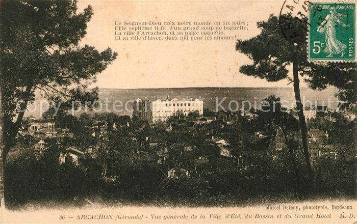 Arcachon Gironde Bassin et Grand Hotel