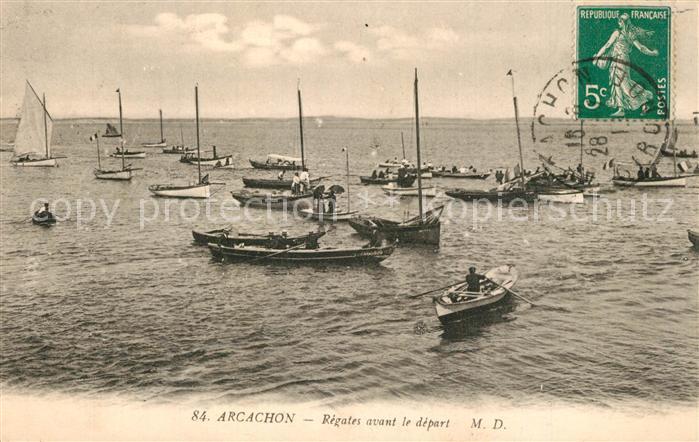 Arcachon Gironde Regates avant le depart