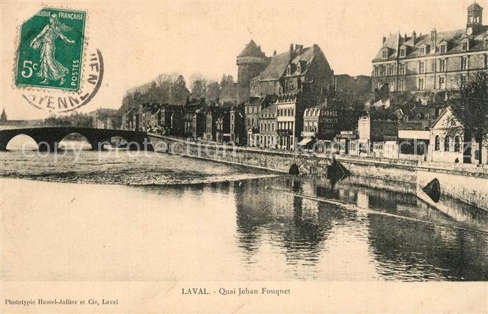 Laval Mayenne Quai Jehan Fouquet
