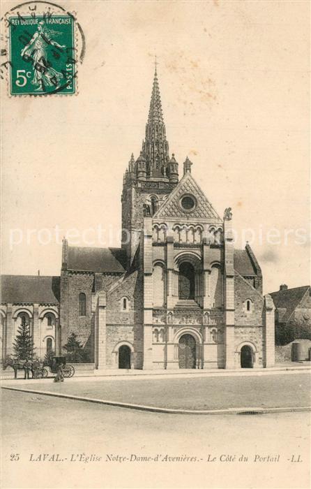 Laval Mayenne Eglise Notre Dame d`Avenieres