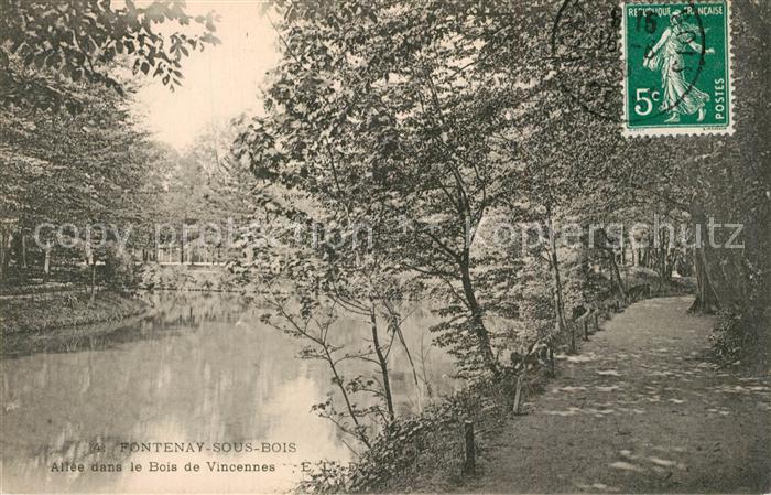 Fontenay-sous-Bois Allee dans le Bois de Vincennes