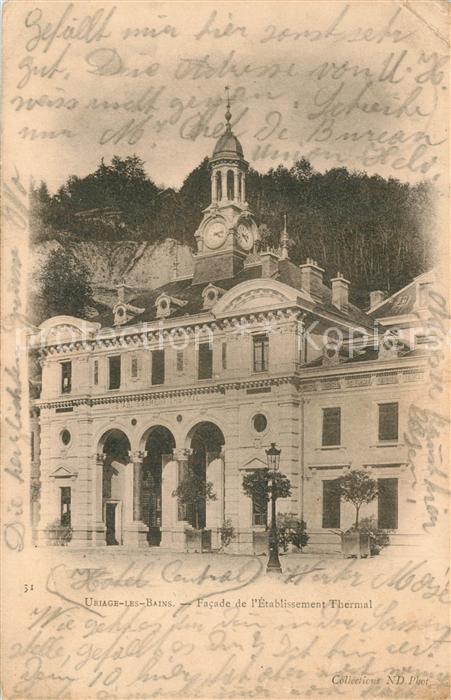 Uriage-les-Bains Isere Etablissement Thermal