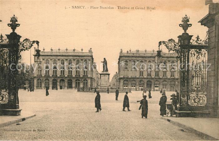 Nancy Lothringen Place Stanislas Theatre et Grand Hotel