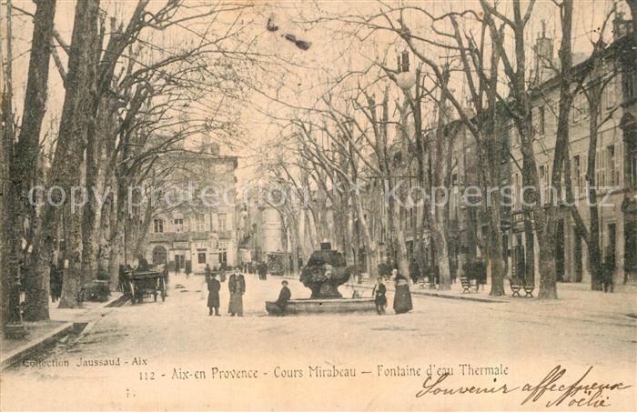 Aix-en-Provence Fontaine d`eau Thermale