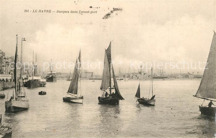Le Havre Port Segelschiffe