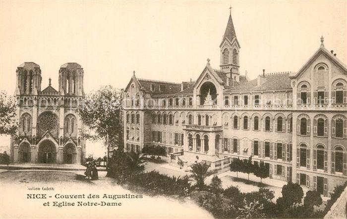 Nice Alpes Maritimes Couvent des Augustines et Eglise Norte Dame