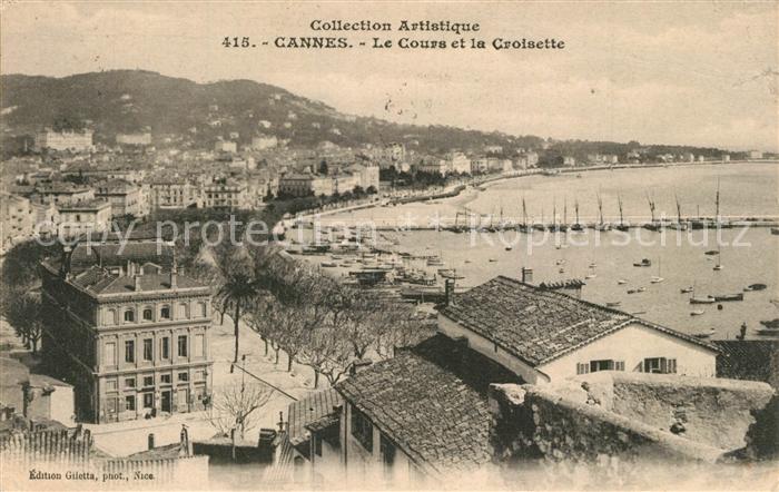 Cannes Alpes-Maritimes Le Cours et la Croisette