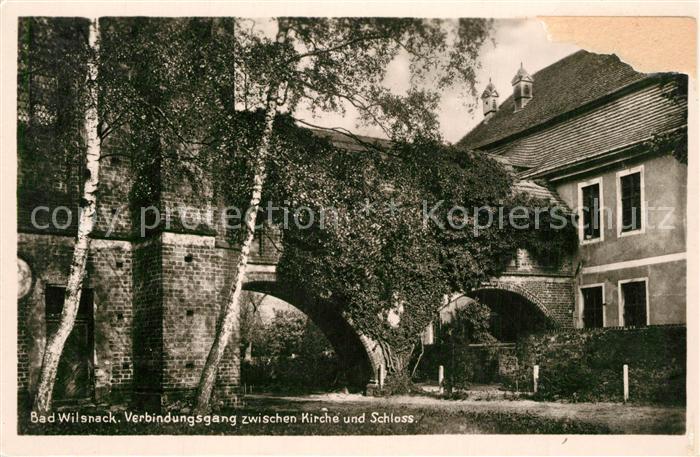 Bad Wilsnack Verbindungsgang zwischen Kirche und Schloss